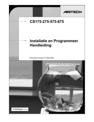 Installatie Programmeerhandleiding CS5018 CS5006 - Steunpunt