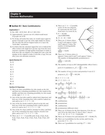 Chapter 9 Solutions - IAmMEA.org