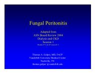 Fungal Peritonitis - Medscape