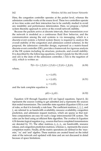 Wireless Ad Hoc and Sensor Networks