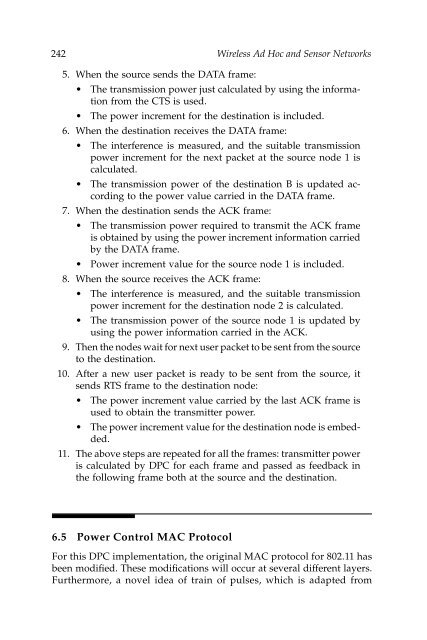 Wireless Ad Hoc and Sensor Networks