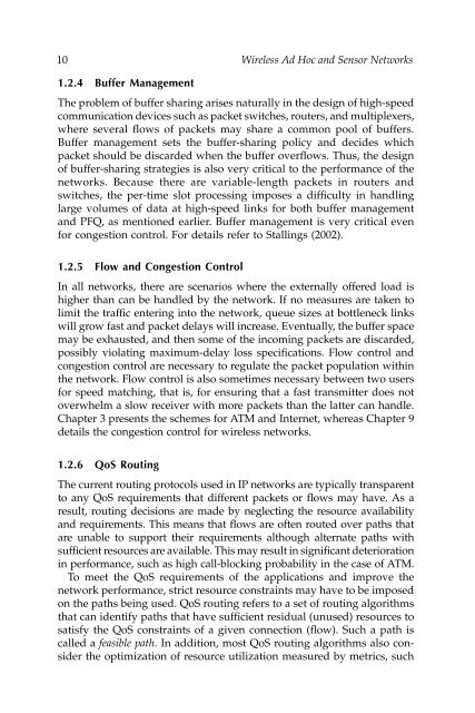 Wireless Ad Hoc and Sensor Networks