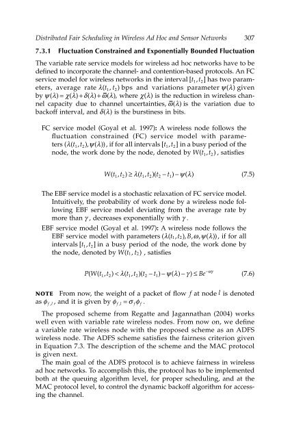 Wireless Ad Hoc and Sensor Networks