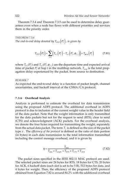 Wireless Ad Hoc and Sensor Networks