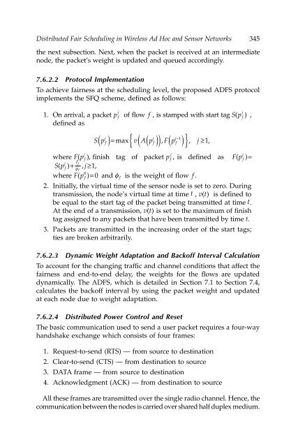 Wireless Ad Hoc and Sensor Networks