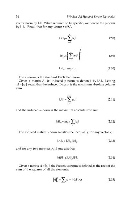 Wireless Ad Hoc and Sensor Networks