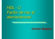 HDL - C Factor de risc al aterosclerozei - Medikal.ro