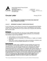 Circular Letter #600-009-13: Dependent Eligibility Verification Project