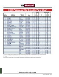 2004 Passenger Car Exterior Paint Chart - gDMJoe