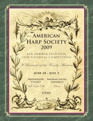 Artists - American Harp Society