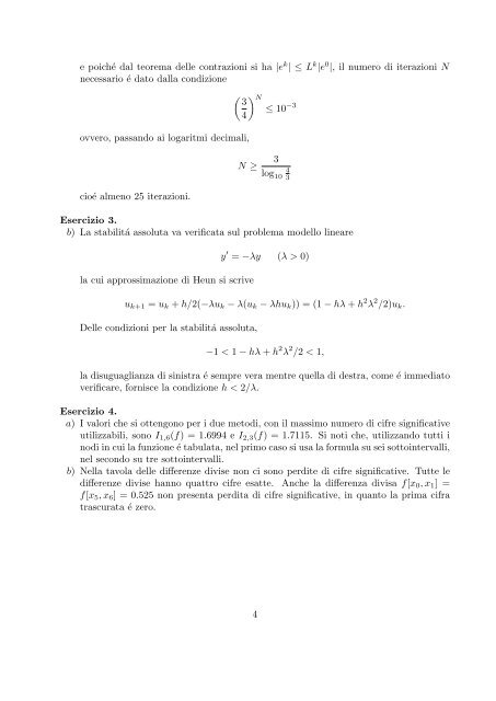 Esercizi svolti di esame ed esonero - Dipartimento di Matematica