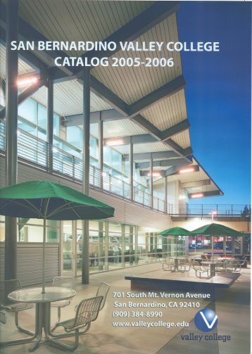 san bernardino valley college 2005-2006 - SBCCD : Document Library