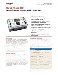 Three-Phase TTRÂ® Transformer Turns Ratio Test Set - Electro Rent ...