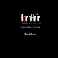Preisliste - KornHair