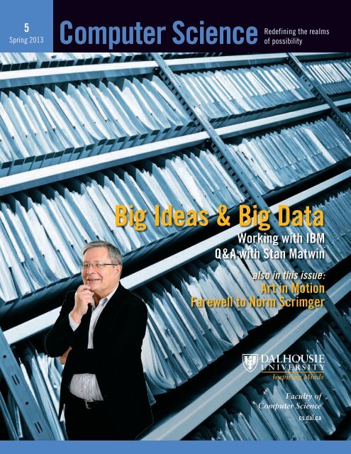 Big Ideas & Big Data - Faculty of Computer Science - Dalhousie ...
