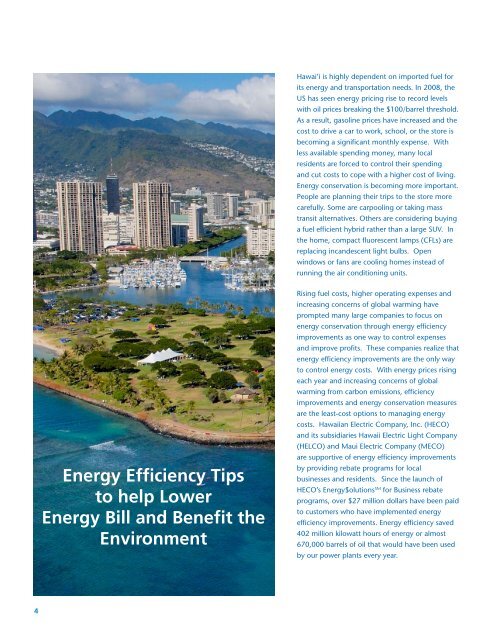 Energy Efficiency Takes-Off at the Honolulu International ... - Heco.com