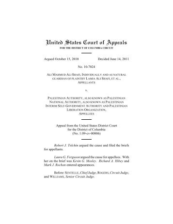 United States Court of Appeals - US Court of Appeals - DC Circuit