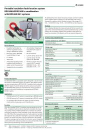 Portable insulation fault location system EDS3060/EDS3360 in ...