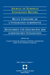 journal of european integration history revue d'histoire de l