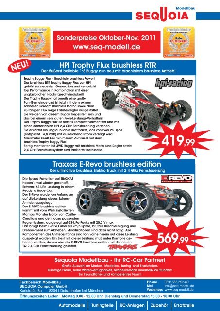 N !EU Traxxas E-Revo brushless  edition