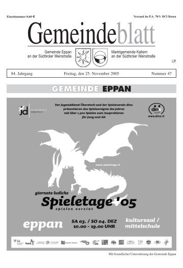 Gemeindeblatt Nr. 47 (6,41 MB) (0 bytes