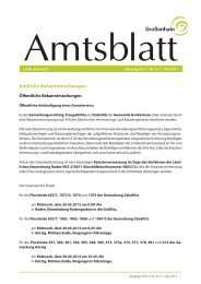 Amtliche Bekanntmachungen - Stadt Grossenhain