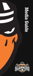 M edia Guide - Joliet Slammers