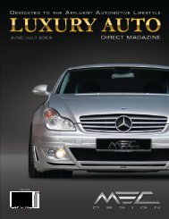 USA Luxury Auto Direct 6-7/2009 - MEC DESIGN