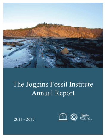 2012 Annual Report - Joggins Fossil Cliffs
