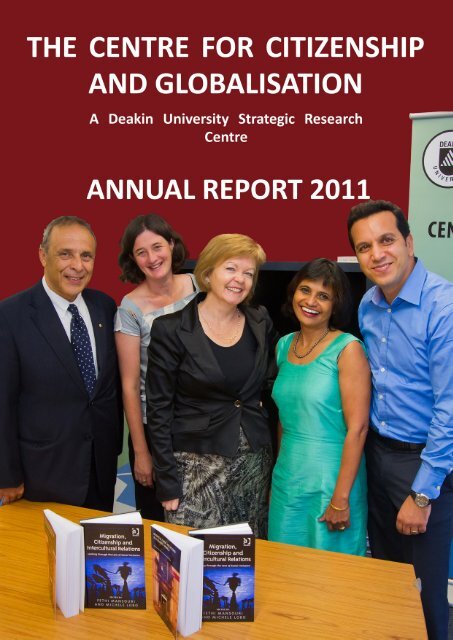 Cover image from left: Dr Hass Dellal OAM - Deakin University