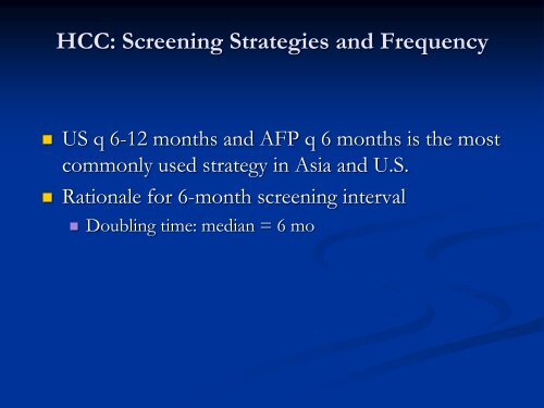 Screening for hepatocellular carcinoma - IAGH