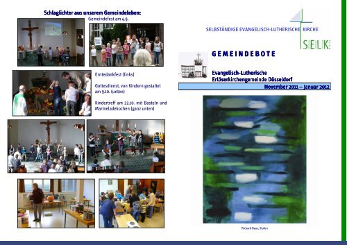 Gemeindebrief November 2011 bis Januar 2012