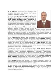 view Brief biodata of Dr. M. Prithviraj - KSCST