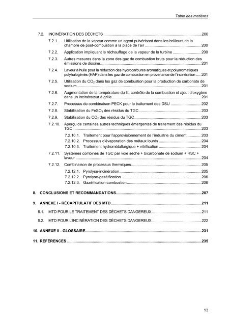 secteur du traitement des déchets dangereux