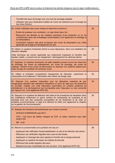 secteur du traitement des déchets dangereux