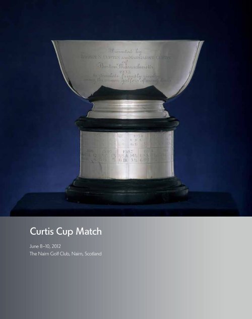 Curtis Cup Match - USGA