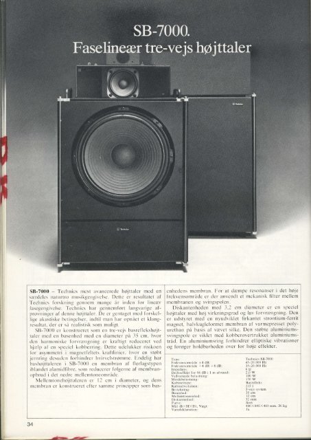 Technics Hi-Fi Program 1976/77 (Danish)