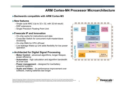 ARM Cortex-M4 Processor Microarchitecture