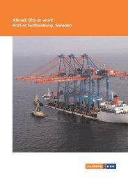 Port of Gothenburg - Alimak Hek Group AB
