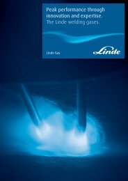 Linde Welding Gases Brochure