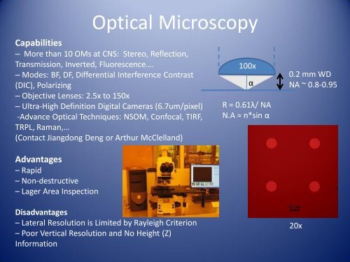 + R - Center for Nanoscale Systems - Harvard University