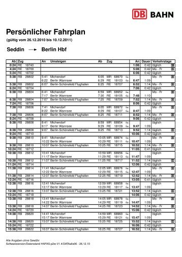 Fahrplan Seddin-Berlin - Neuseddin.eu