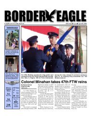 Colonel Minahan takes 47th FTW reins - Laughlin Air Force Base
