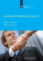 Leidraad Prestatiecontracten Beheer en Onderhoud - Pianoo