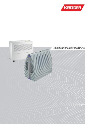 Umidificazione dell'aria Brune - Krüger and Co