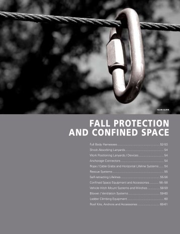 FALL PROTECTION ANd CONFINEd sPACE - Commercial ...