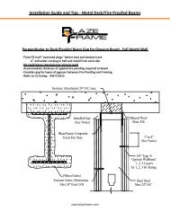 Installation Guide and Tips - Metal Deck/Fire Proofed ... - BlazeFrame