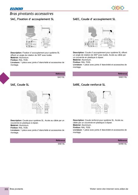 Catalogue général - Eldon