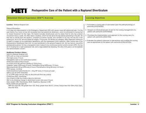 ECS Ruptured Diverticulum (Learner).indd