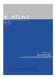 Operator's Manual ATLAS DESO 3500